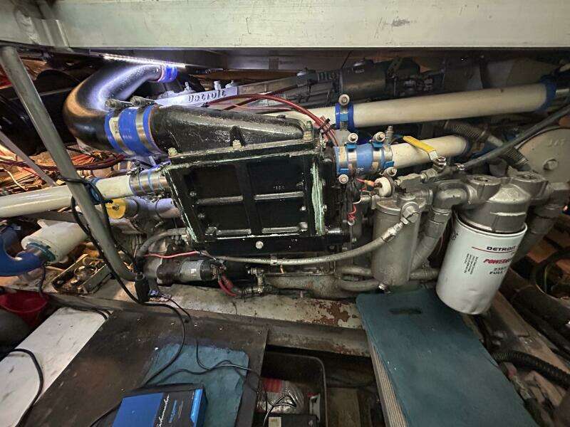 44' Viking port main engine