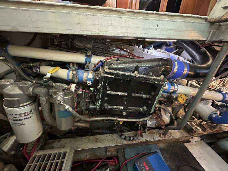 44' Viking starboard main engine
