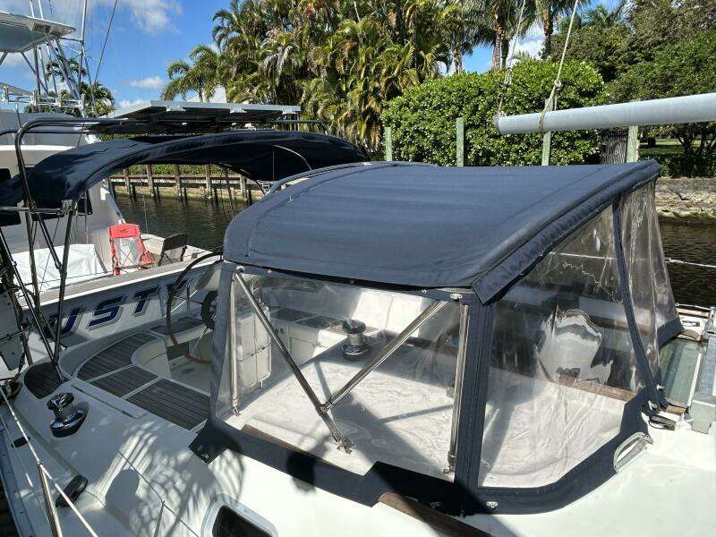 37' Jeanneau cockpit dodger-bimini