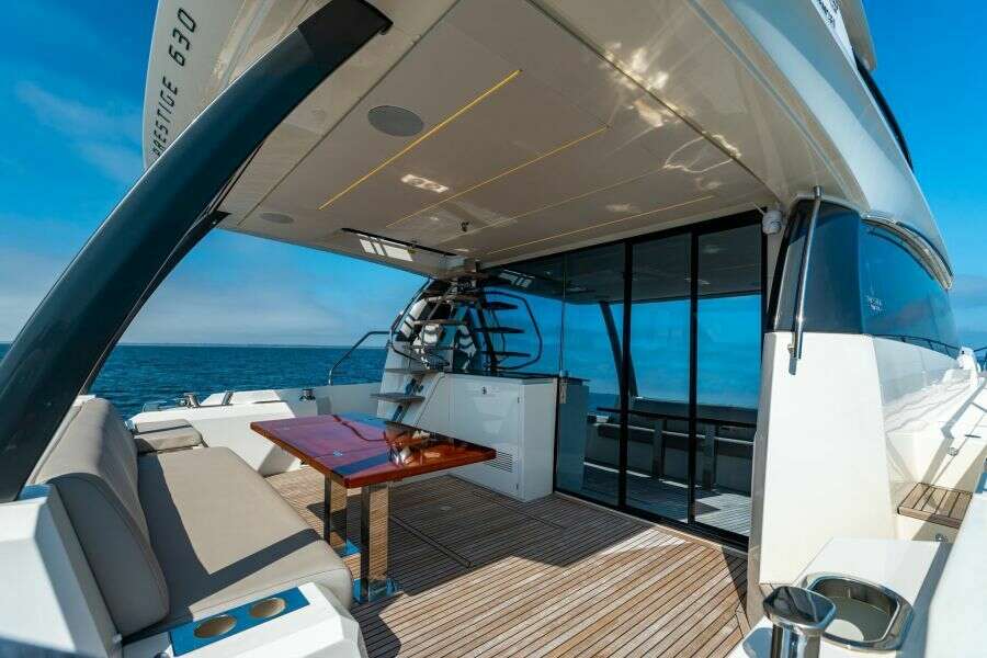 2020 Prestige 630 FB  Aft Deck