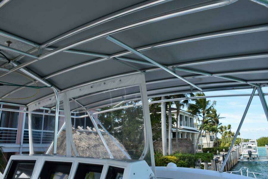 Canvas Tower Top Over Flybridge