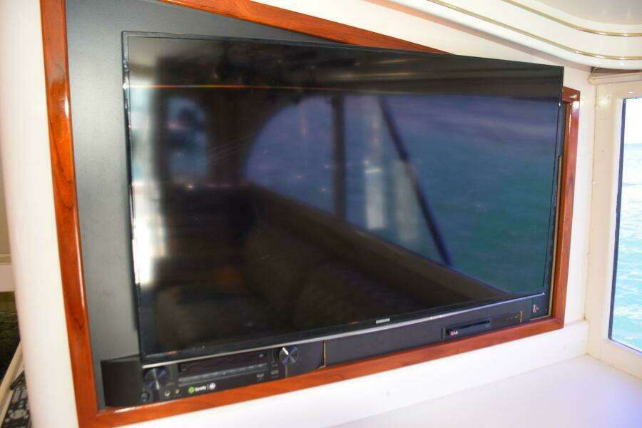 Flat Panel TV In Salon