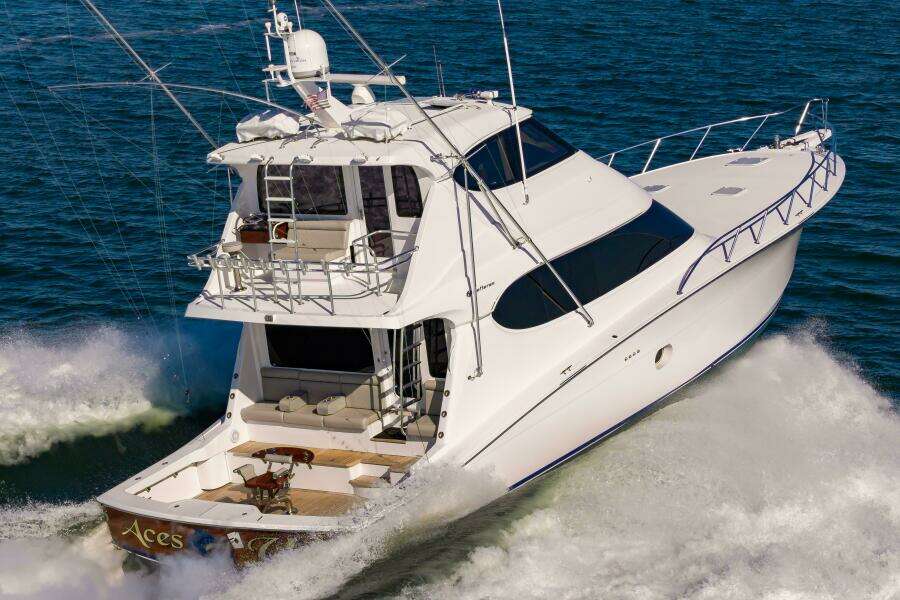 2008 Hatteras 64 Enclosed Bridge