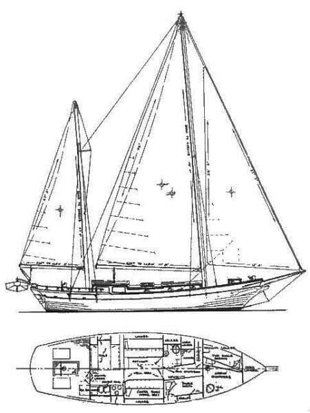 1977 Hardin Sea Wolf Masthead Ketch