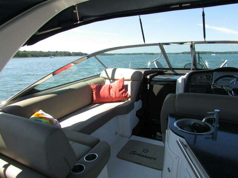 Cockpit looking port