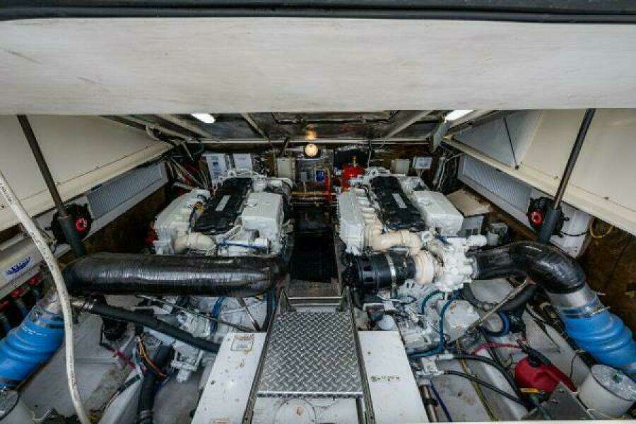 Albemarle 36 Sore Subject Engine Room