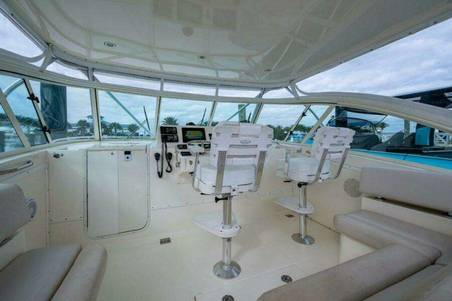 Albemarle 36 Sore Subject Helm Deck Seating