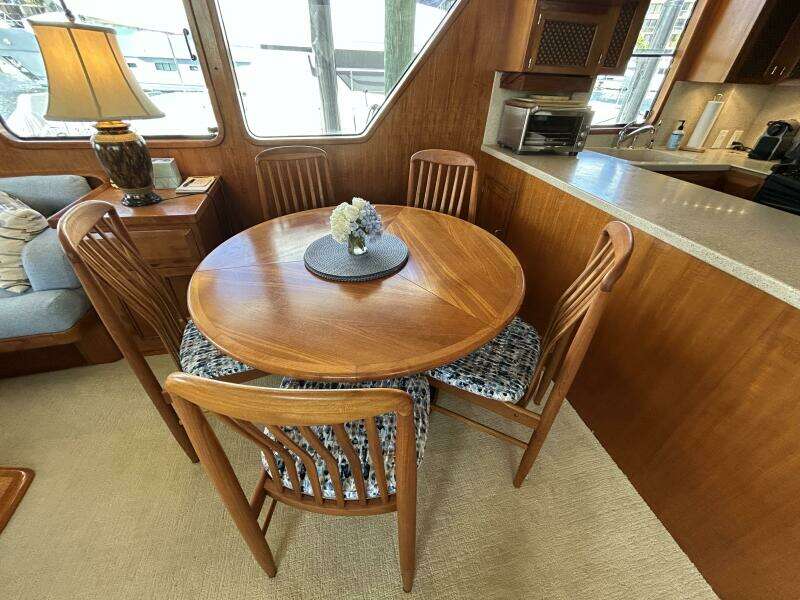 57' DeFever salon dining table