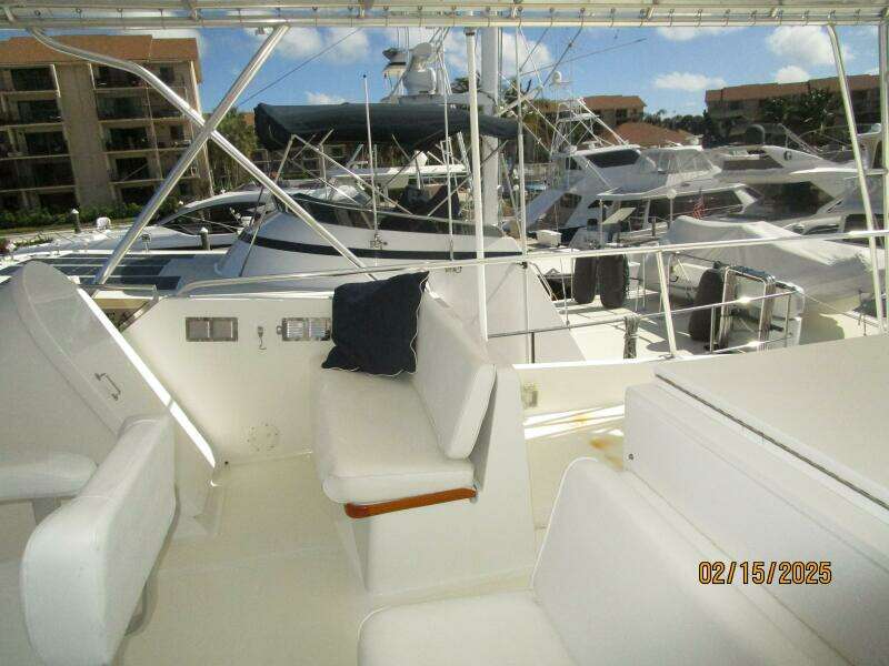 57' DeFever flybridge starboard