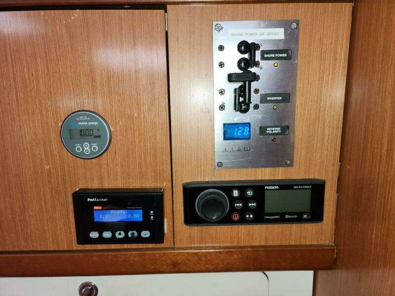 110V Panel, Stereo, Voltage meters