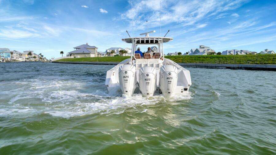 2023 Jupiter 43 Center Console "Aqua Toy"