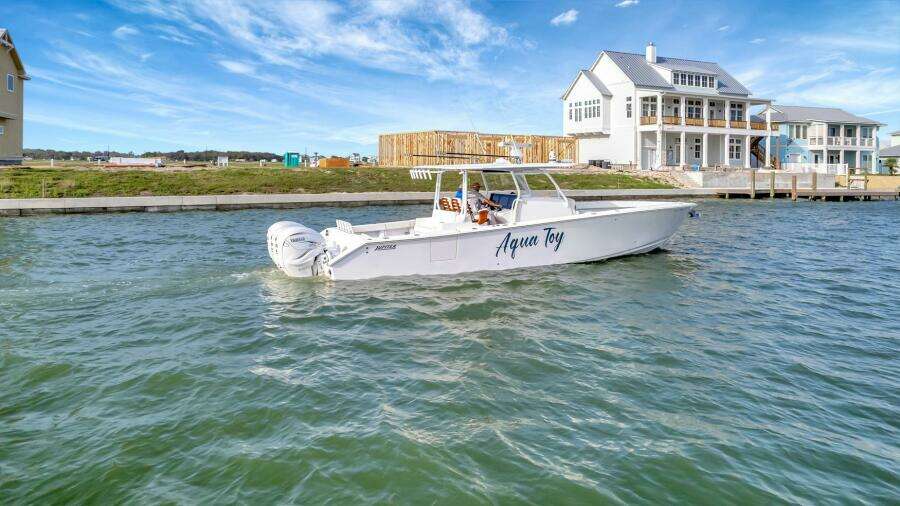 2023 Jupiter 43 Center Console "Aqua Toy"