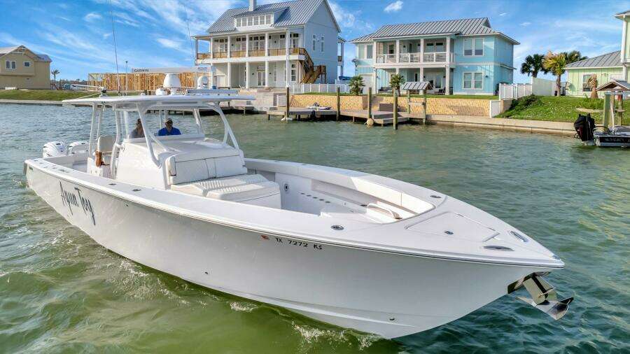 2023 Jupiter 43 Center Console "Aqua Toy"