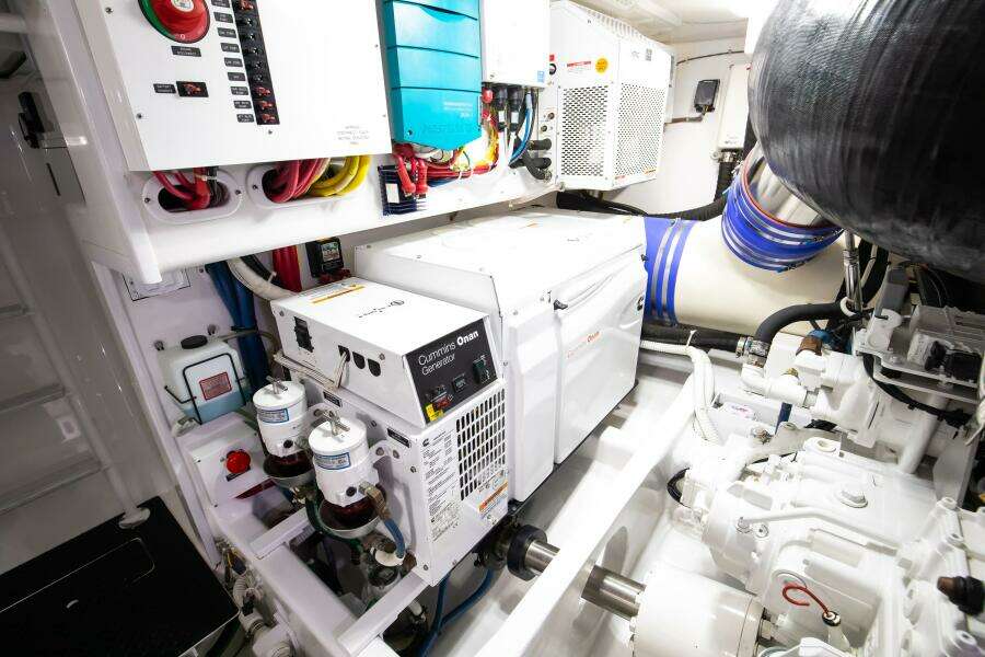 Viking 62 On the Edge III Engine Room