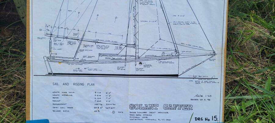 2009 Golant Gaffer Cutter Rig