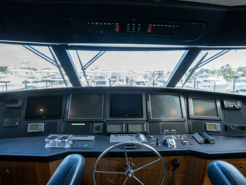 2005 Viking 74 Enclosed Bridge