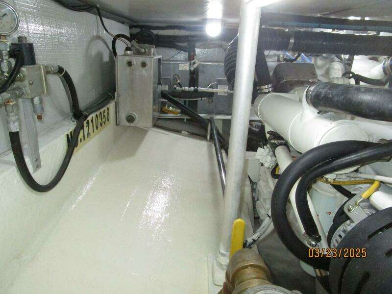 45' Northwest engine room starboard aft