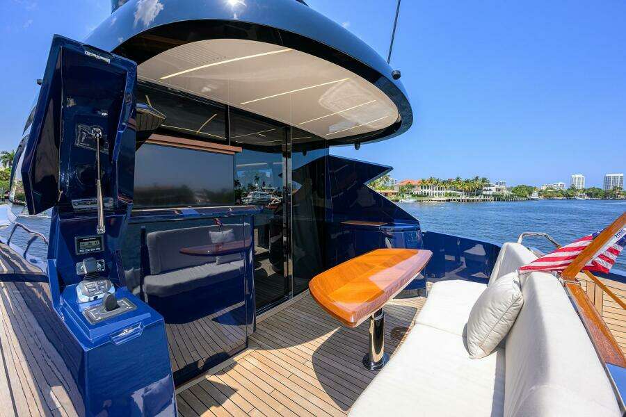 Aft Deck with Pop-Up TV