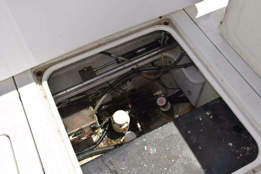 Aft Lazarette, Rear Side Of Fuel Tank