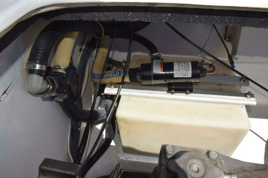 Holding Tank Outboard Of Starboard Motor