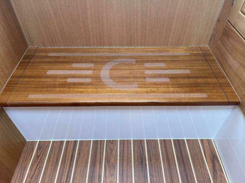 Custom Step over Trash Bin