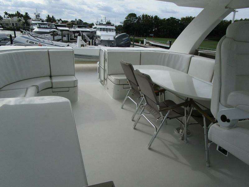Flybridge Looking Aft    