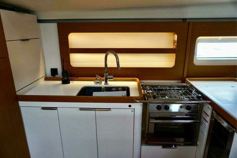 2020 Beneteau First 53 galley basin