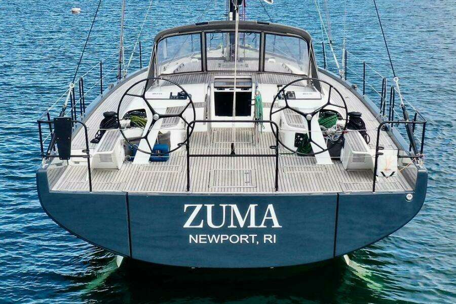 2020 Beneteau First 53 ZUMA stern