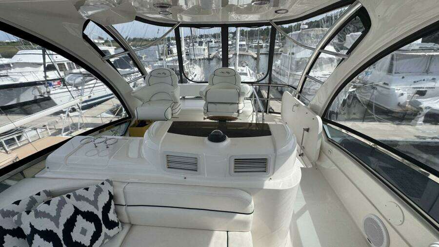 Flybridge Looking Aft