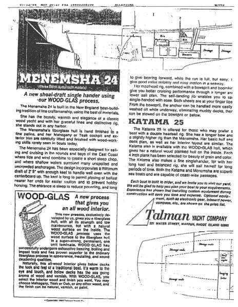 1973 Custom Menemsha 24