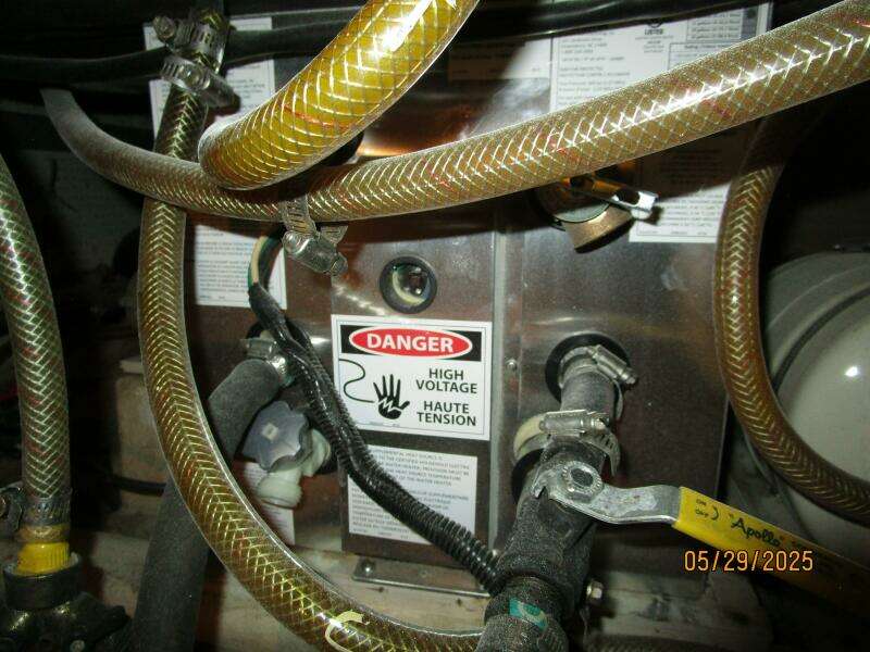 36' Kadey-Krogen water heater