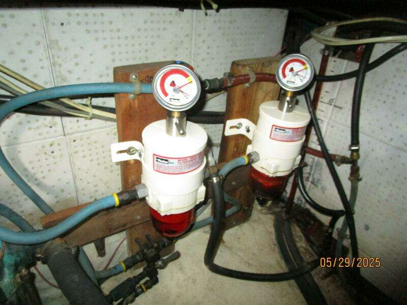 36' Kadey-Krogen Racor fuel filters