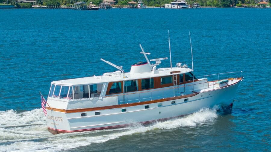 1970 Trumpy Houseboat