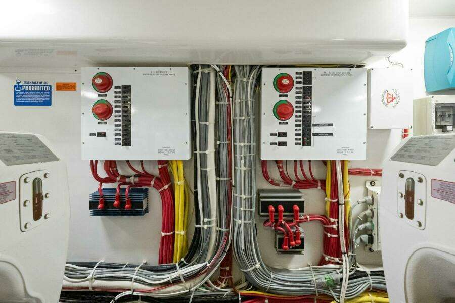 2015 Viking 52 Open "Terrabbean" - Engine Room