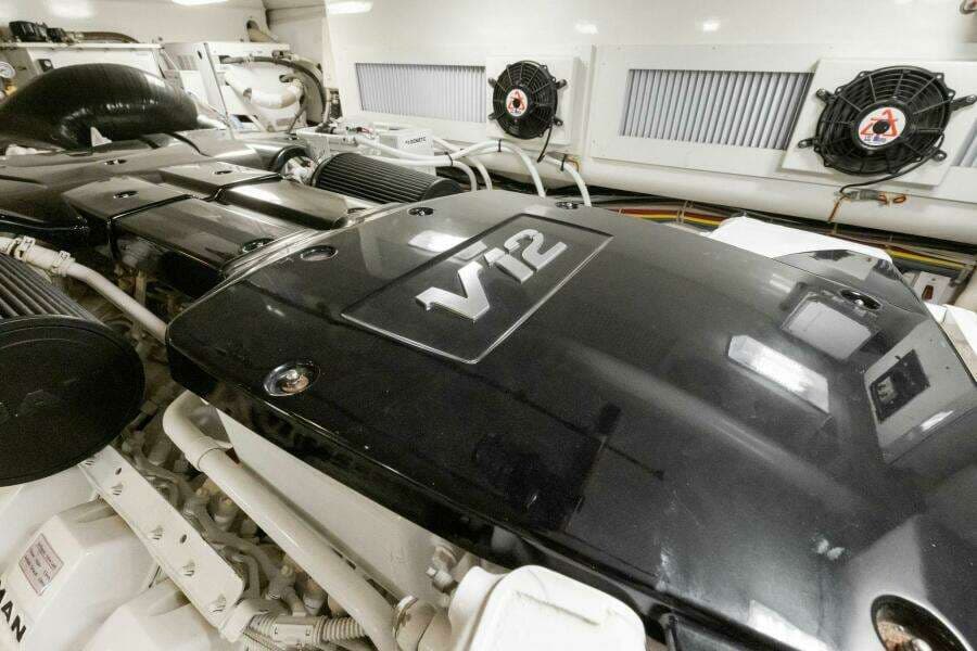 2015 Viking 52 Open "Terrabbean" - Engine Room