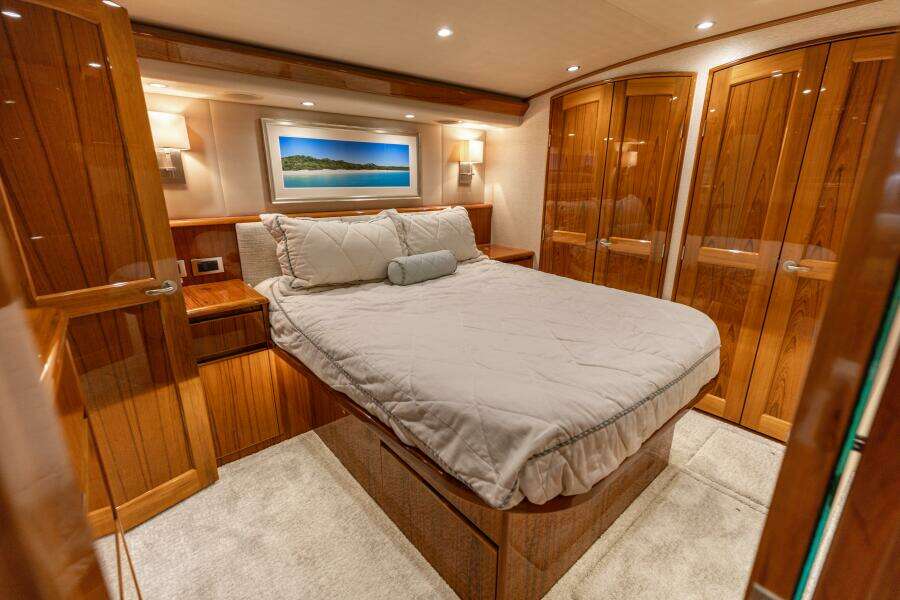 2015 Viking 62 Convertible- Gas Money- Master Stateroom