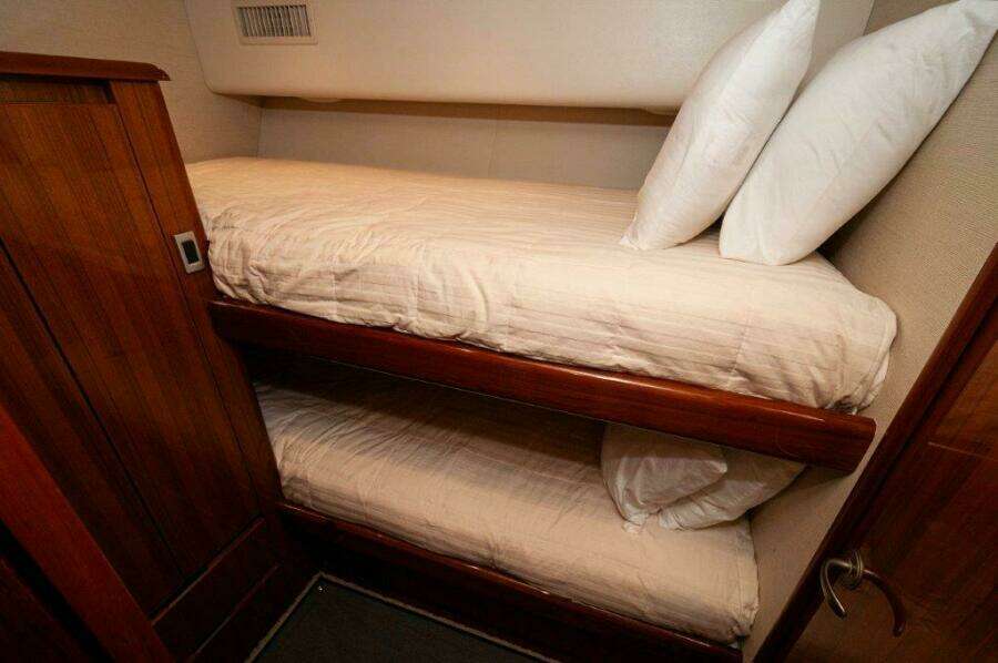 2016 Viking 52 Sport Tower- CONTAGIOUS HABIT-Fwd Bunk Room