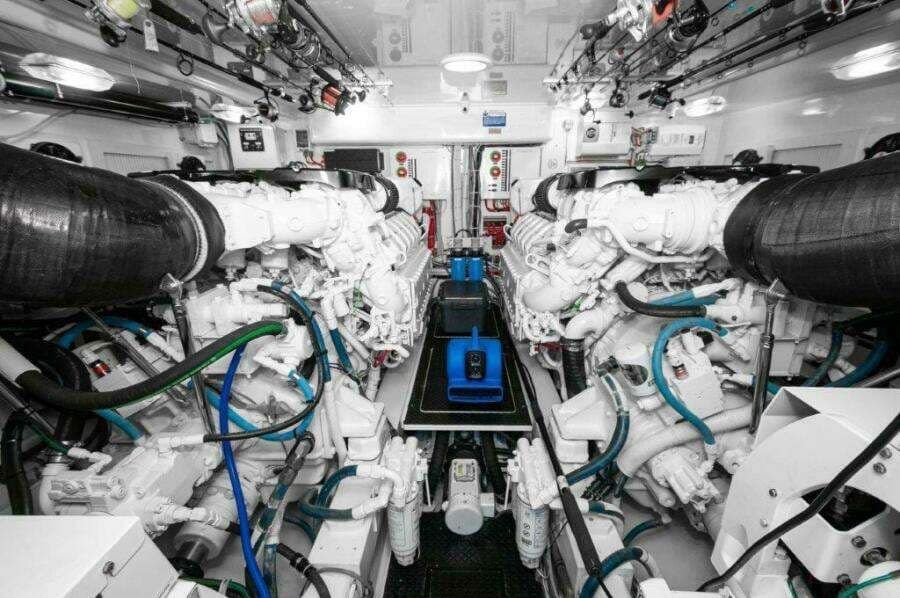 2016 Viking 52 Sport Tower- CONTAGIOUS HABIT-Engine Room 2