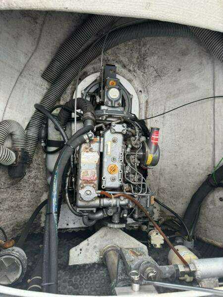 30 Hp Yanmar 3GM30F diesel engines. 