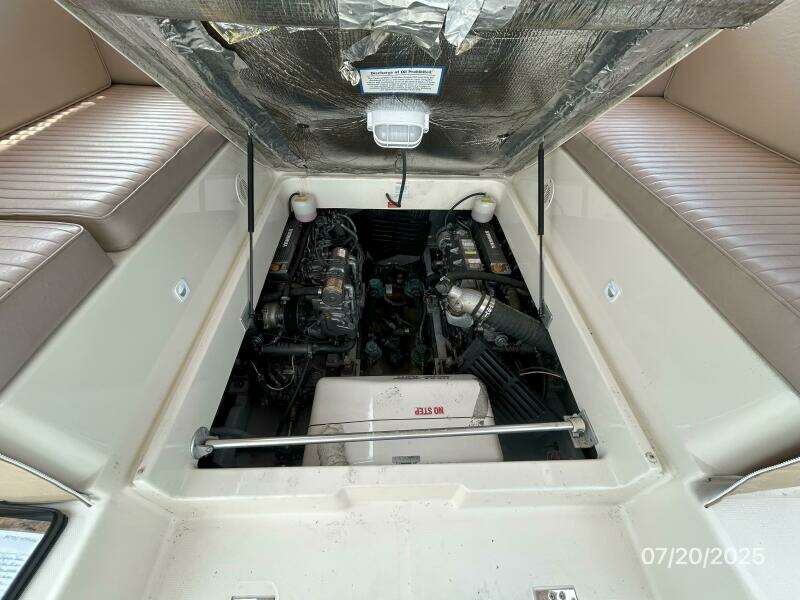 34' Mainship engine room access