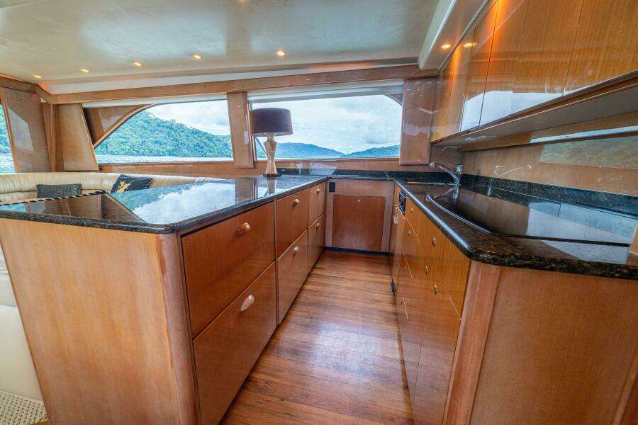 2004 Viking 61 Convertible "Mariah Jean" - Galley