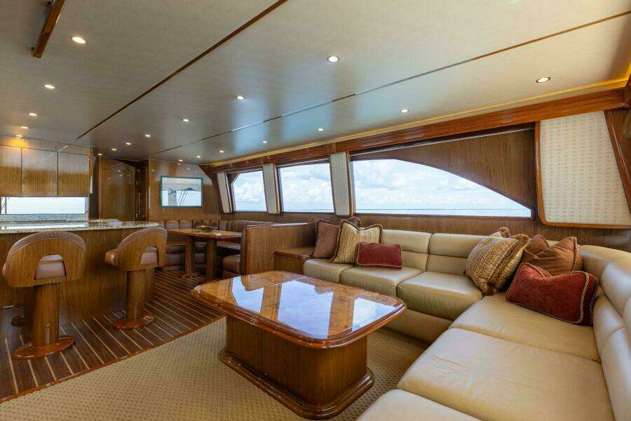 Salon Seating Looking Forward Starboard