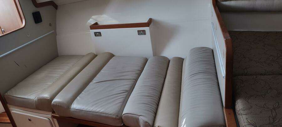 Dinette converted into berth