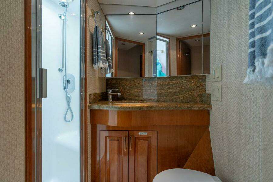 2005 Hatteras Enclosed Bridge