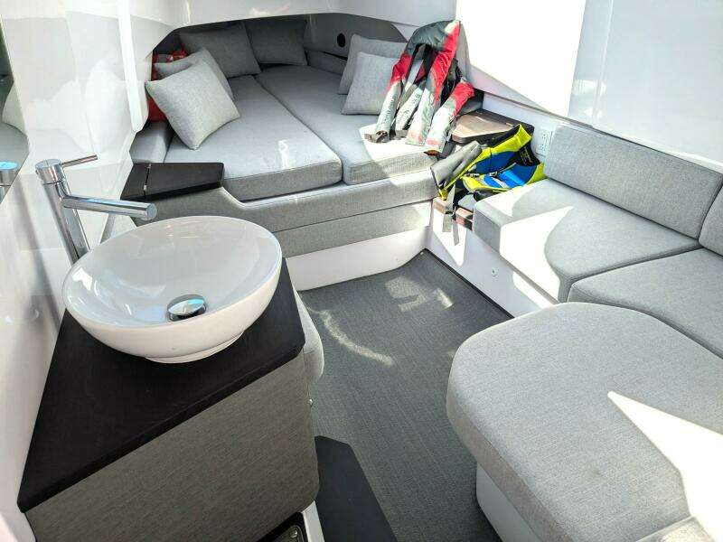 2024 Axopar 37 Cross Cabin with Bench Seat, V10s