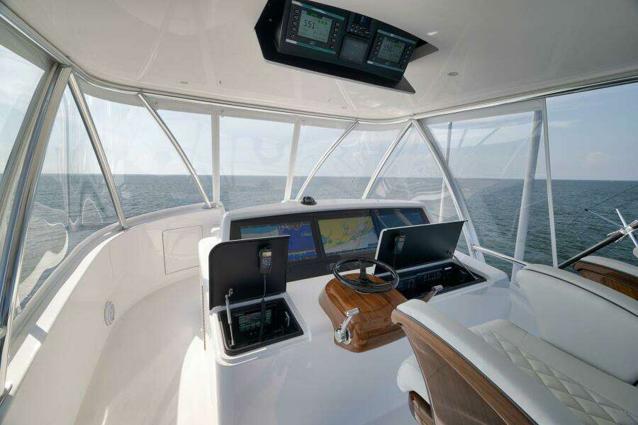 2025 Viking 90 Convertible- NIKKI BELLA- Flybridge Helm