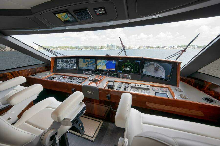 2025 Viking 90 Convertible- NIKKI BELLA- Enclosed Bridge Helm