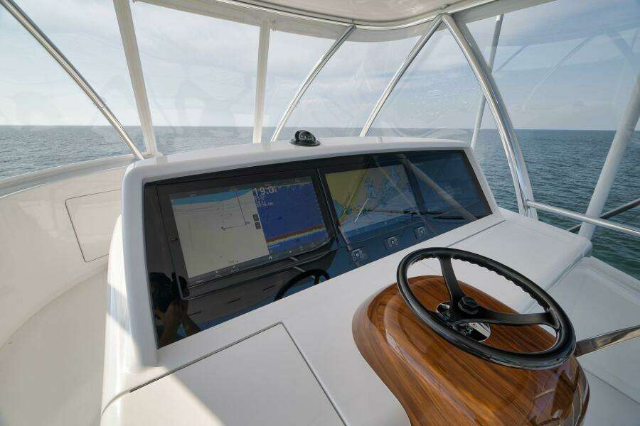 2025 Viking 90 Convertible- NIKKI BELLA- Flybridge Helm