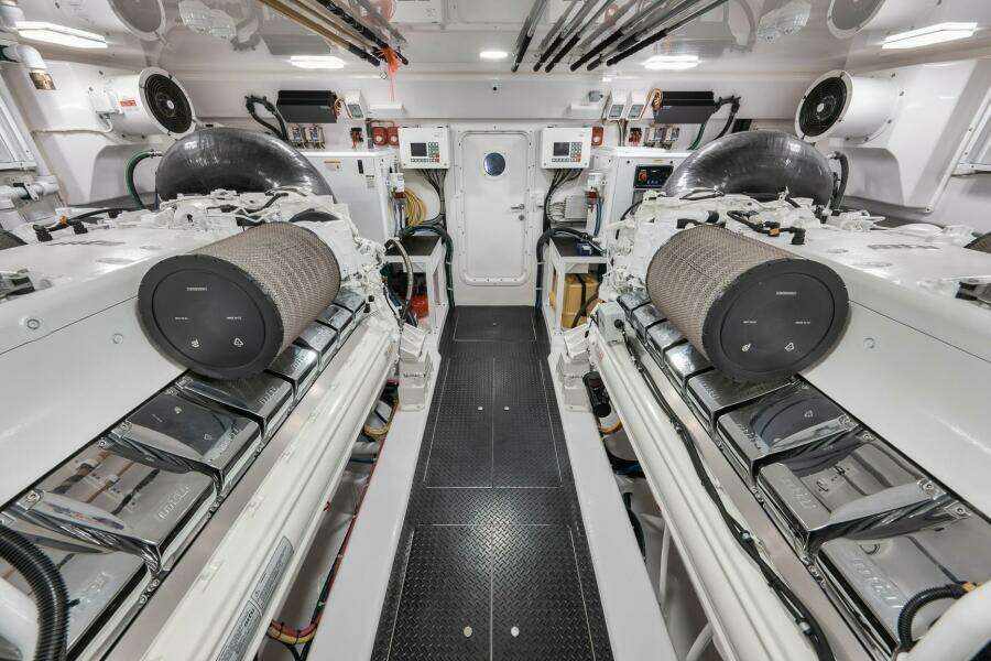2025 Viking 90 Convertible- NIKKI BELLA- Engine Room