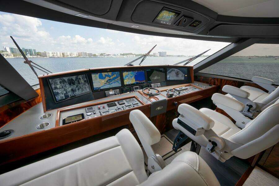 2025 Viking 90 Convertible- NIKKI BELLA- Enclosed Bridge Helm